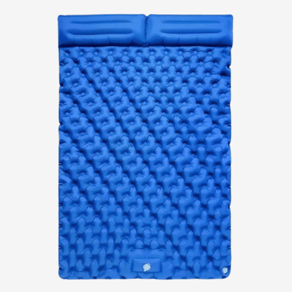 Opblaasbaar Dubbel Luchtbed met Kussen – Comfortabel & Draagbaar voor Outdoor