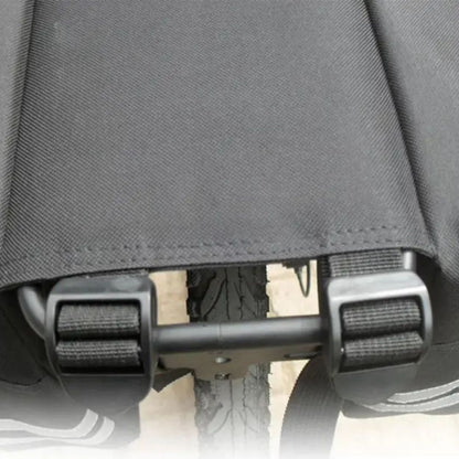 Waterdichte Fietstas Dubbel – 35L Bagagedrager Tas met Reflectie – Zwart