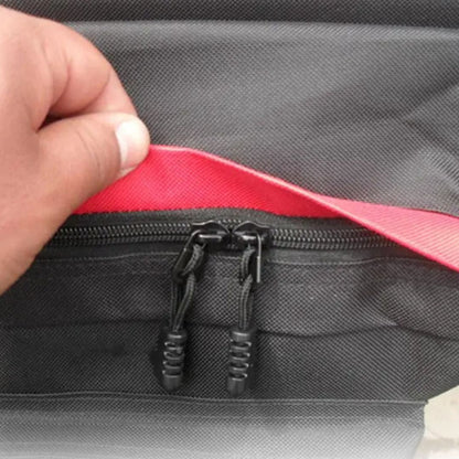 Waterdichte Fietstas Dubbel – 35L Bagagedrager Tas met Reflectie – Zwart