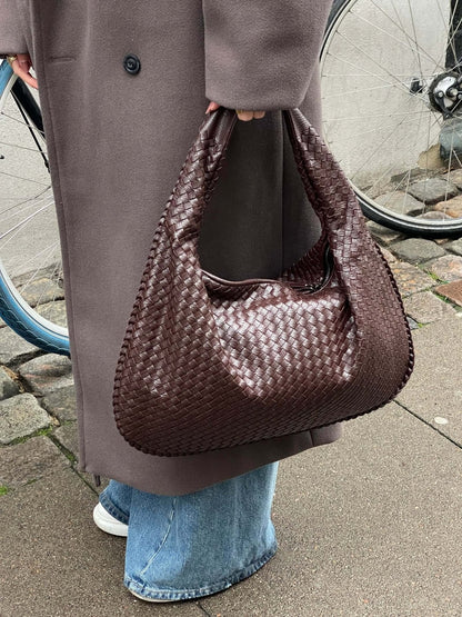 Geweven Schoudertas – Elegant, Trendy & Veelzijdig