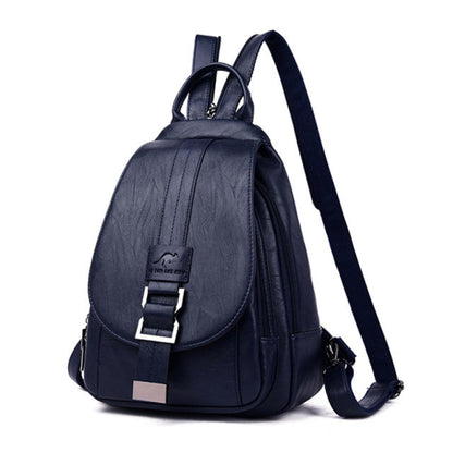Multifunctionele Dames Rugtas – Stijlvolle Leren Schoudertas & Handtas