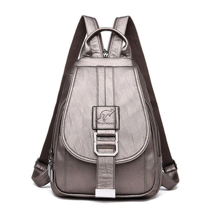 Multifunctionele Dames Rugtas – Stijlvolle Leren Schoudertas & Handtas