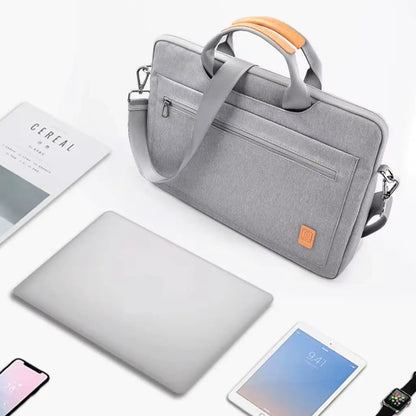 Laptoptas dames 16 inch grijs – Elegant, Veelzijdig & Beschermend