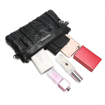 Elegante Dames Schoudertas – Compacte Clutch met Meerdere Vakken