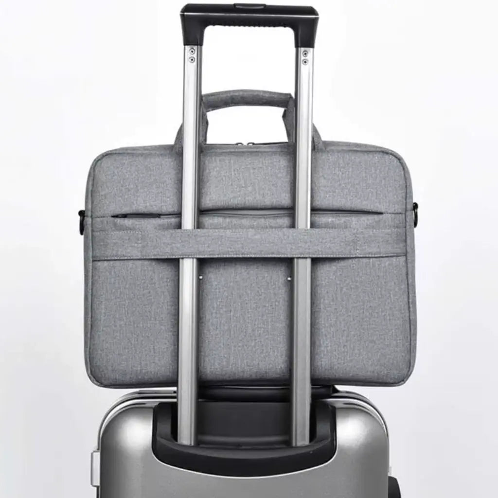 Moderne heren laptoptas 13 inch grijs – Minimalistisch & praktisch