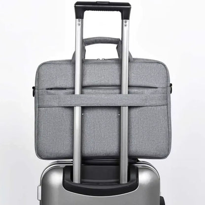 Moderne heren laptoptas 13 inch grijs – Minimalistisch & praktisch