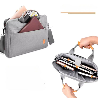 Laptoptas dames 16 inch grijs – Elegant, Veelzijdig & Beschermend