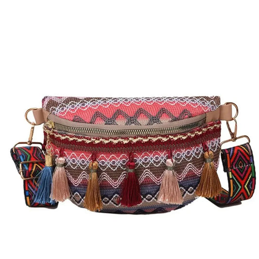 Bohemian Crossbody Tas – Kleurrijk, Uniek & Comfortabel