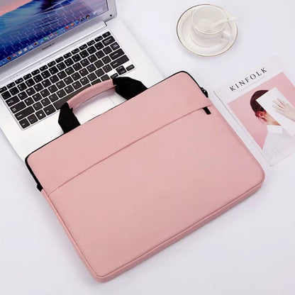 Elegante dames laptoptas 17 inch roze – Stijlvol & functioneel