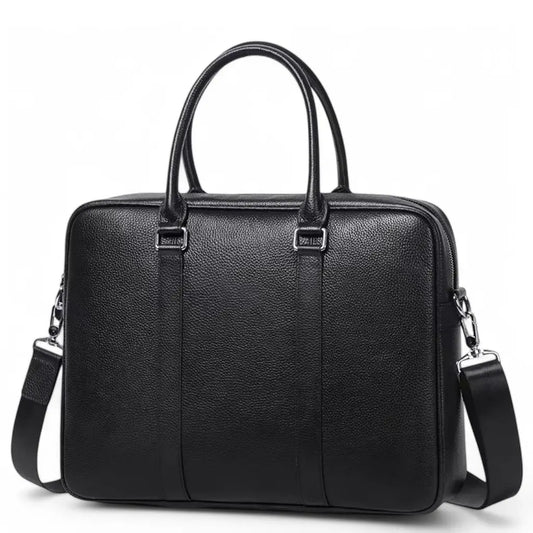 Laptoptas Heren 14 inch – Luxe Leer & Duurzaam Design