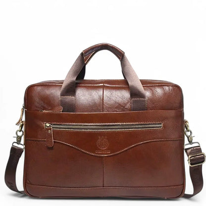 Leren Laptoptas Bruin – Stijlvol & Functioneel
