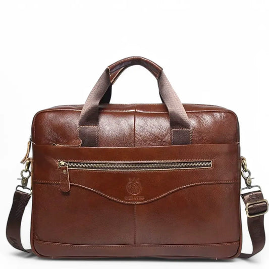 Leren Laptoptas Bruin – Stijlvol & Functioneel