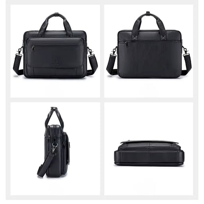 Leren Laptoptas Zwart – Elegant & Ruim