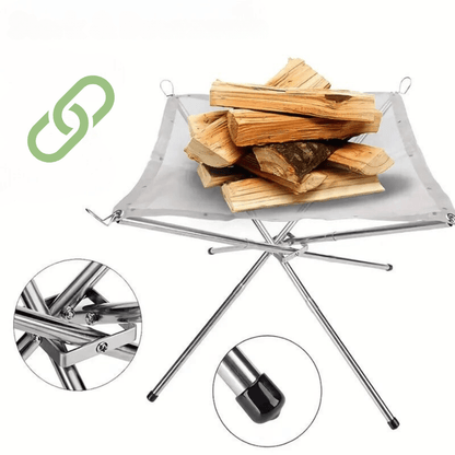 Opvouwbare Vuurschaal – Lichtgewicht & Draagbaar – Voor Camping & Outdoor