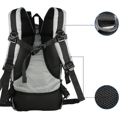 Waterdichte Outdoor Rugzak – 40L Capaciteit – Stevige Hiking Backpack met Karabijnhaak & Opbergvakken