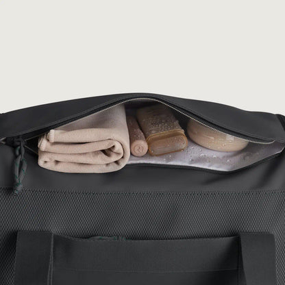 Beige Duffeltas 36L – Waterafstotende Sport- & Reistas met Schoenenvak en Meerdere Vakken voor Gym & Reizen