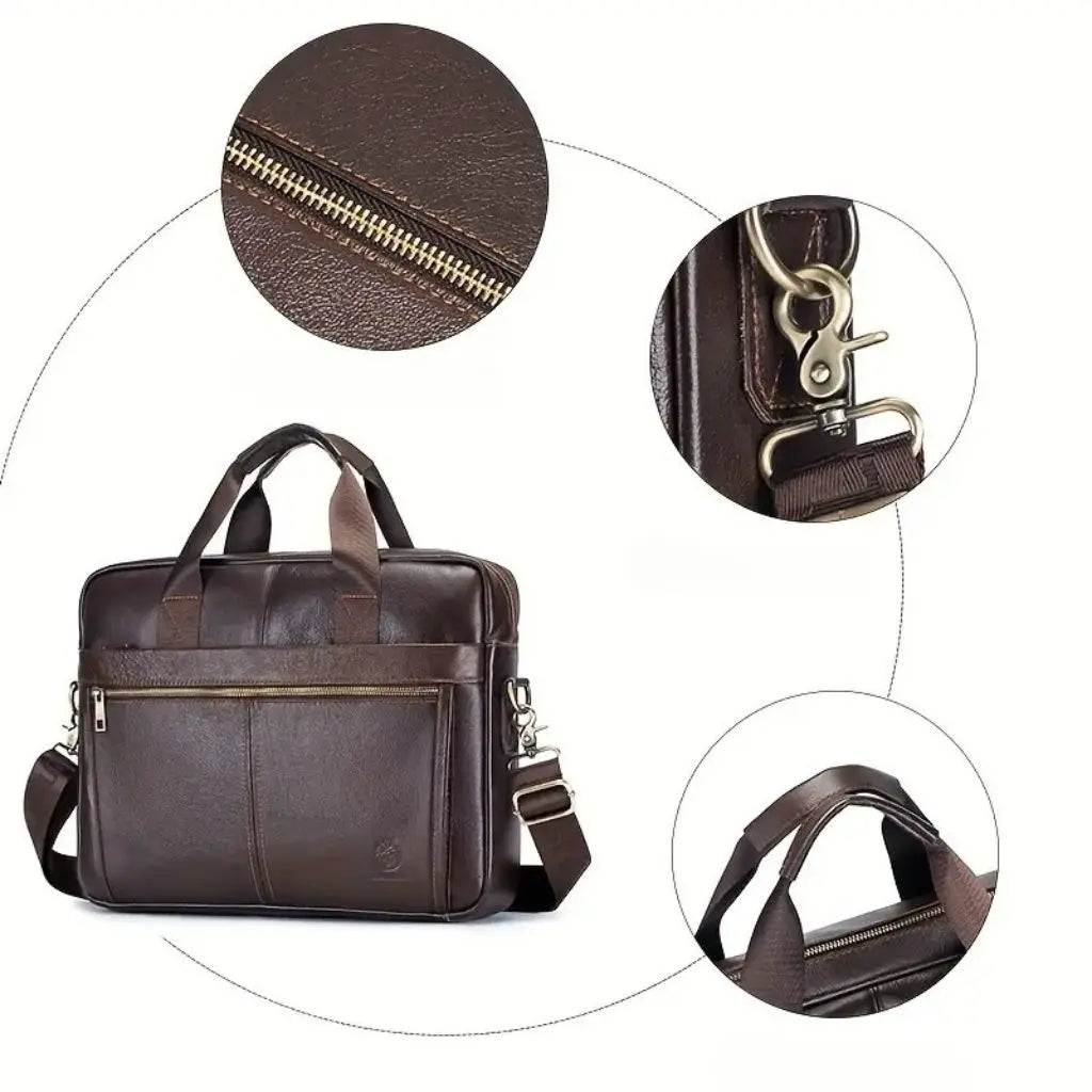 Luxe heren laptoptas 15 inch – Stijlvol & professioneel