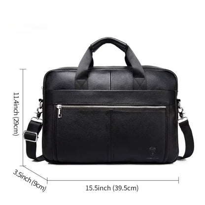 Luxe heren laptoptas 15 inch – Stijlvol & professioneel